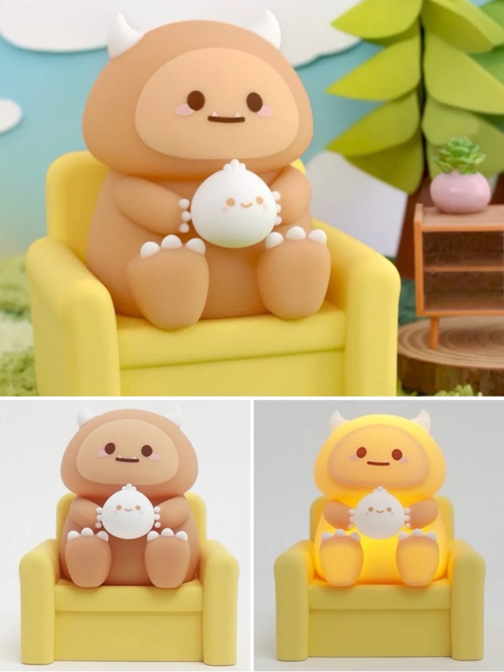 SMOKO Mini Hank Yeti on Couch Ambient Light NEW IN BOX NWT NIB